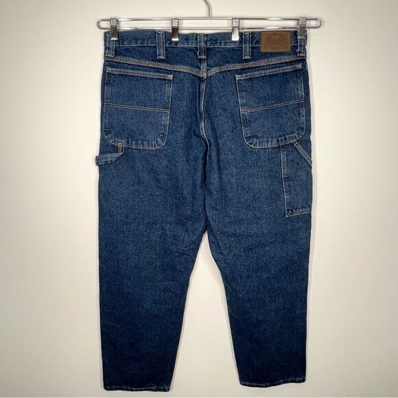 Cabela’s Roughneck Relaxed Fit Carpenter Jeans 905102D Straight Leg 40 x 30 EUC - Picture 3 of 9